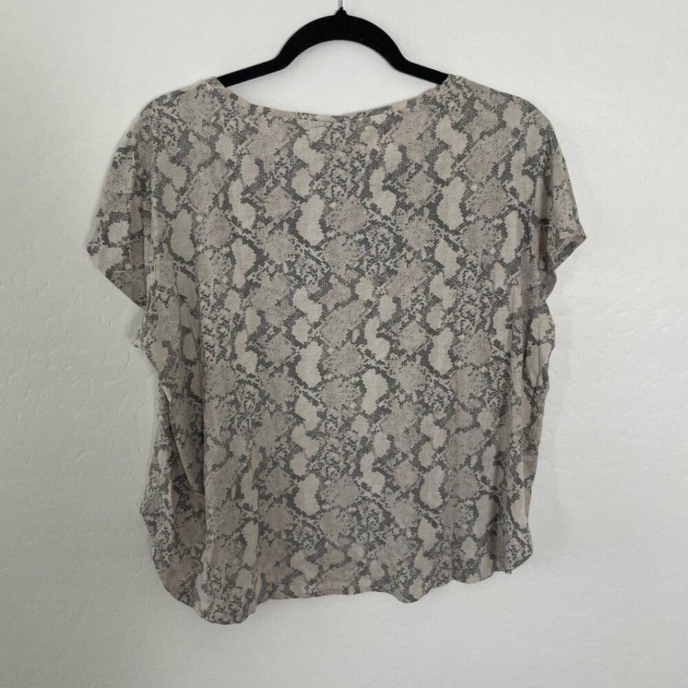 Snake Print Python Tee T Shirt Boho Bohemian Arts… - image 5